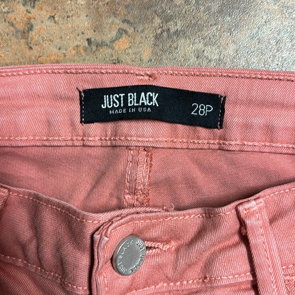 Just Black Raw Hem Skinny Jeans - Picture 3 of 5